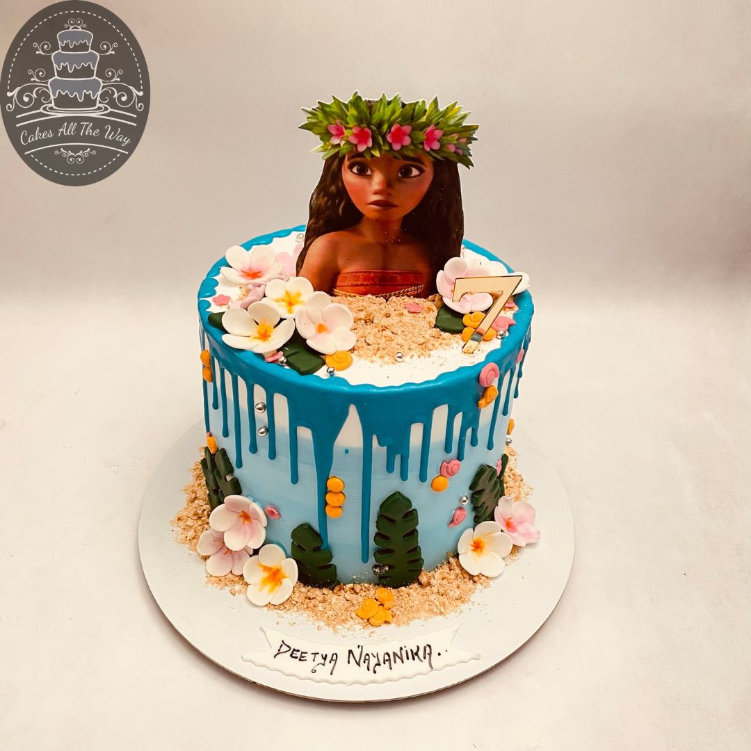 Moana Theme Cake