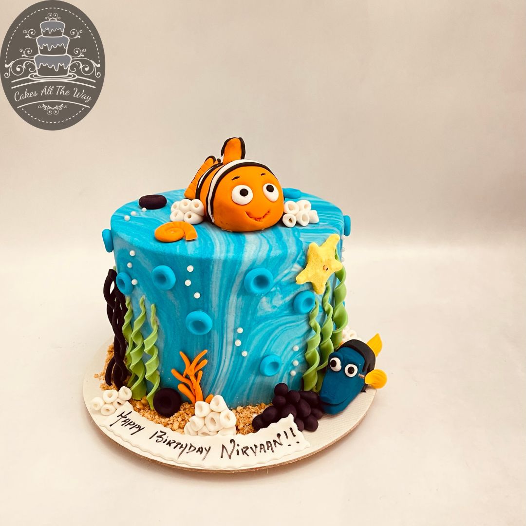 Finding Nemo Theme Cake