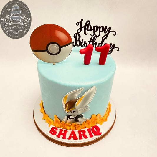 Pokemon Theme Cake