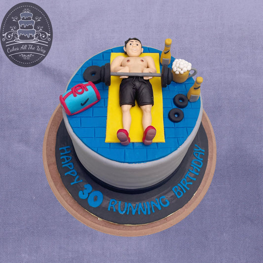 Gym Theme Cake