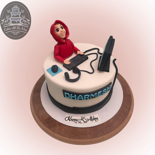 Gadget Freak Boy Theme Cake