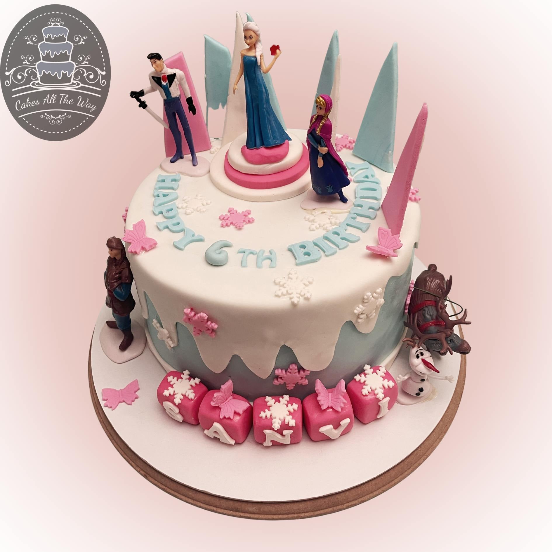 Elsa Theme Cake