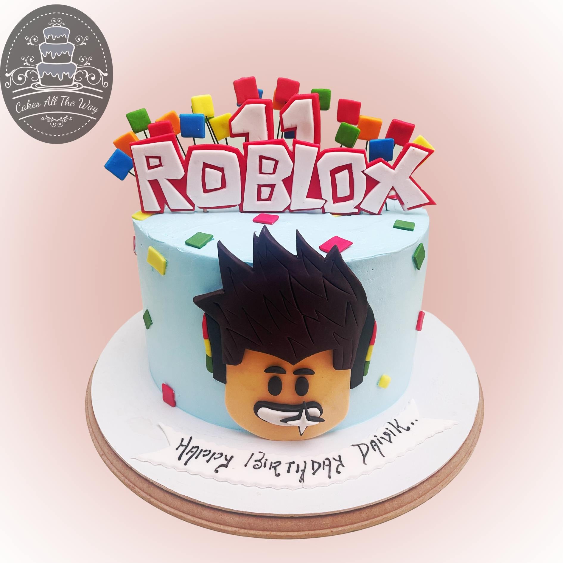 Roblox Theme Cake