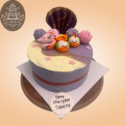 Pig and Egg Theme Cake