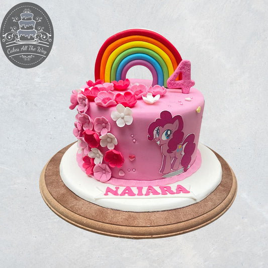 Rainbow Theme Cake
