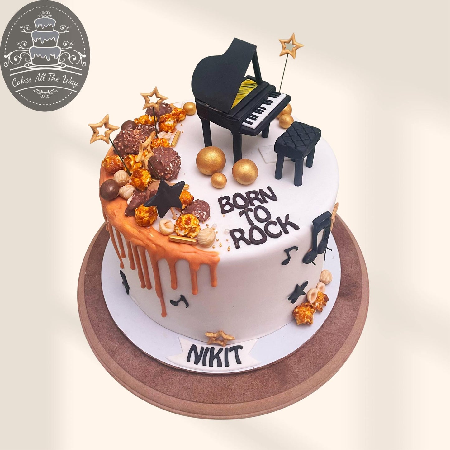 Piano Theme Cake
