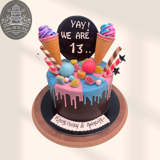 Candy Land Theme Cake