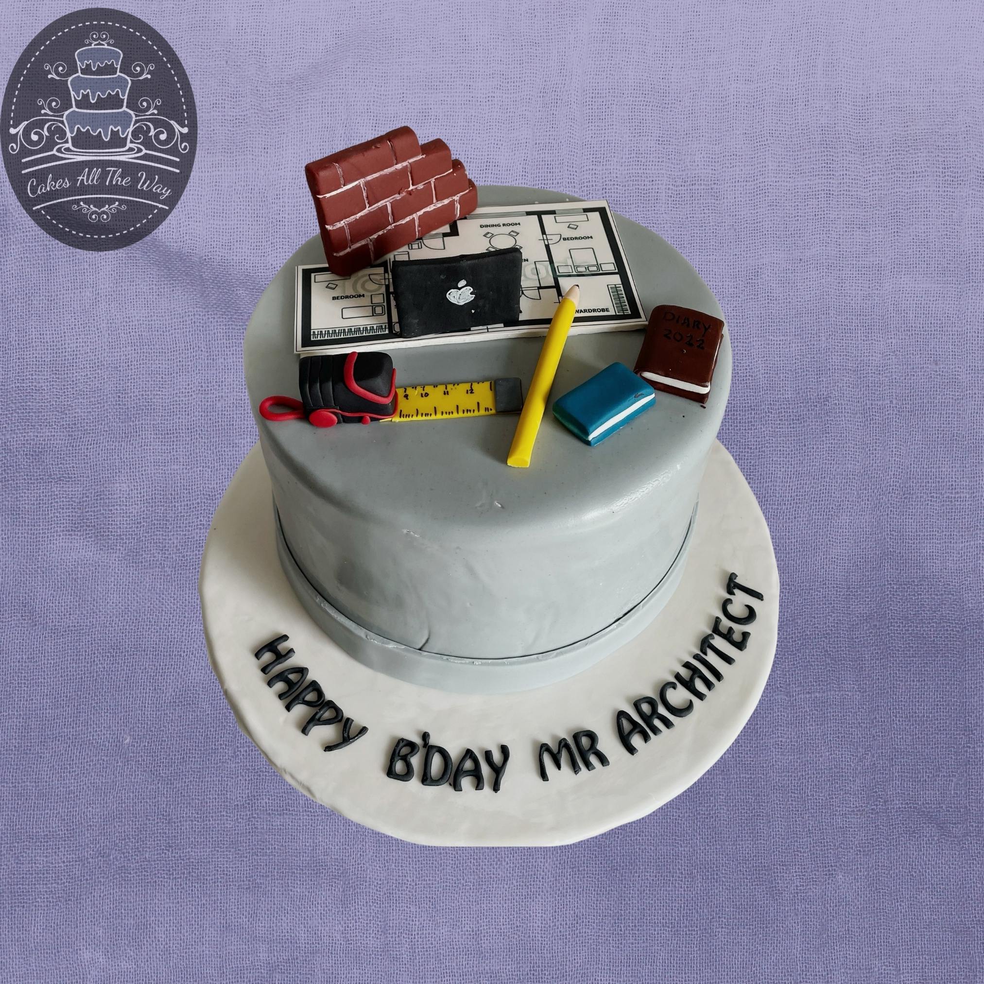 Engineer Cake - 1118 – Cakes and Memories Bakeshop