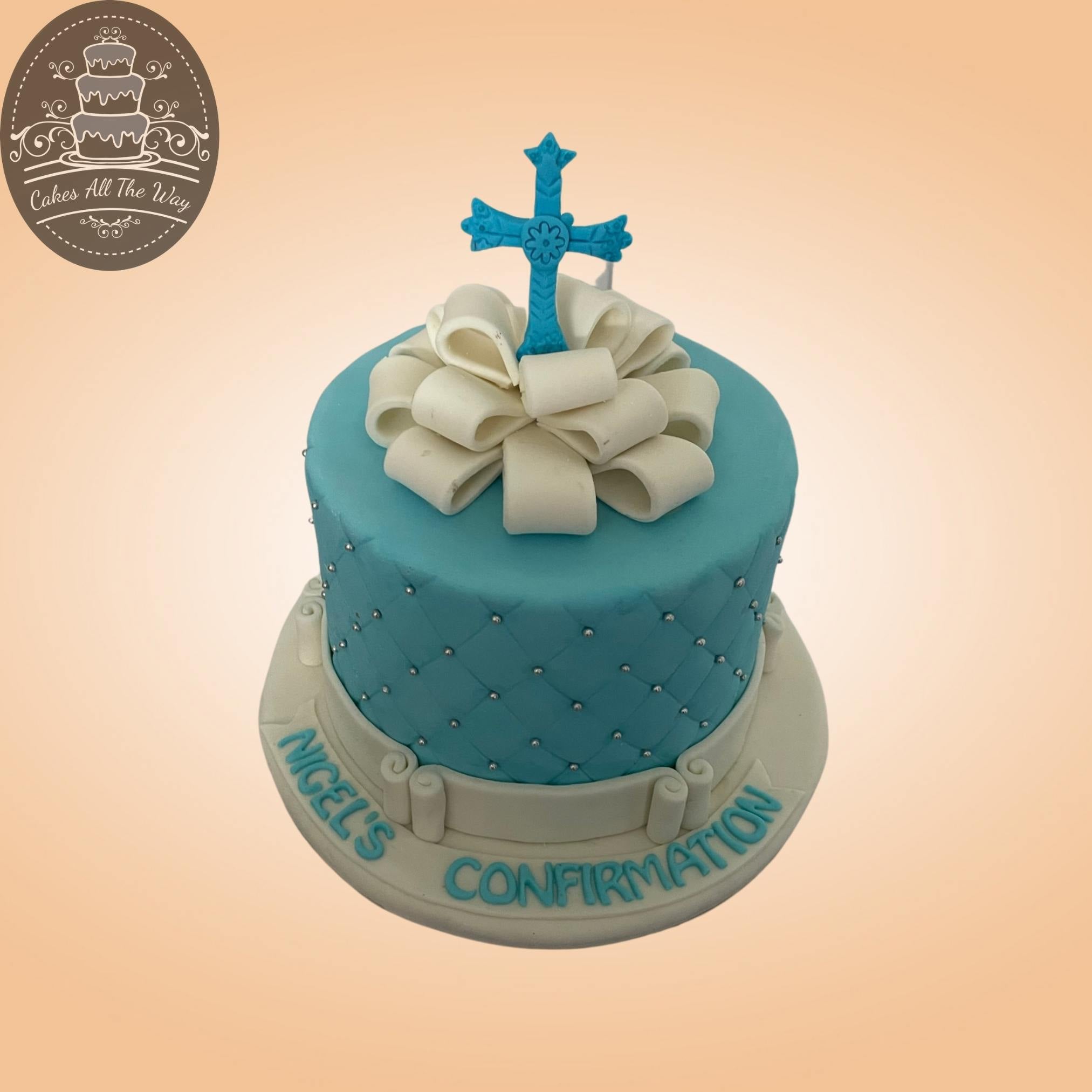 Baptism and First Communion Cakes - Nancy's Cake Designs