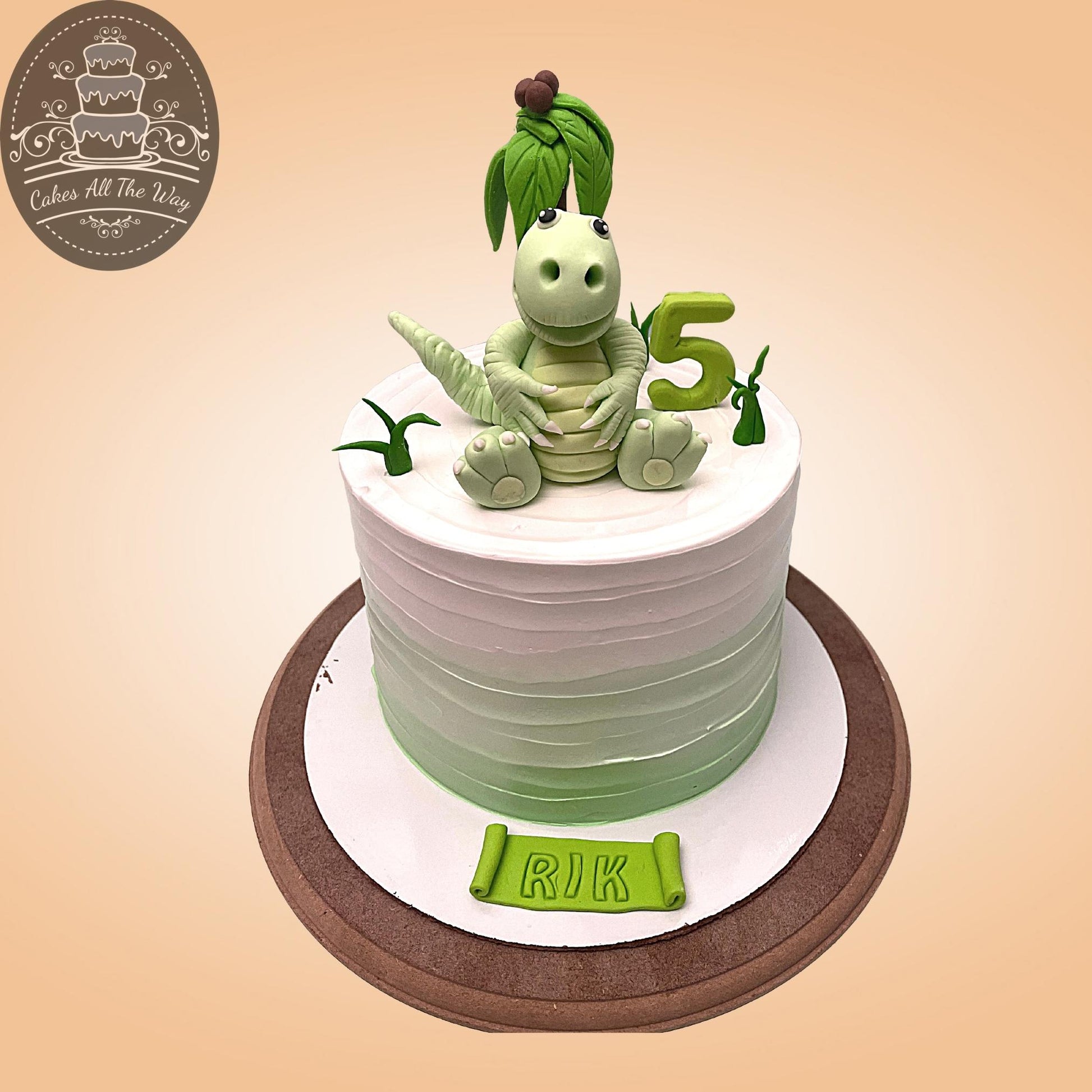 Dino Theme Cake