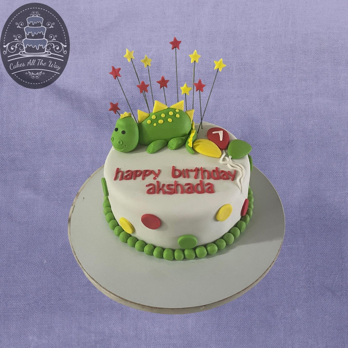 One Dino Theme Cake