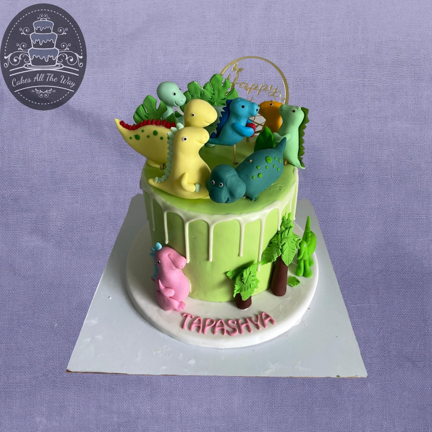 Dino Group Theme Cake