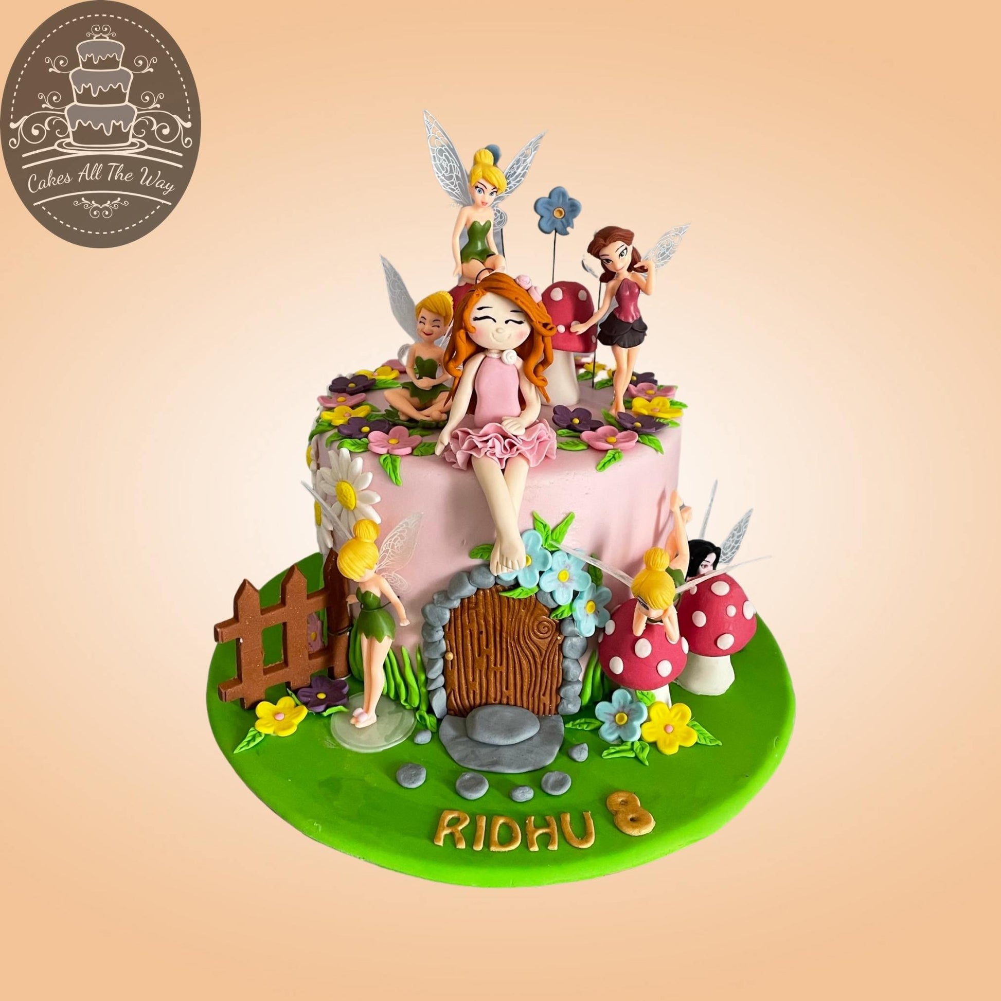 Fairy Dolls Theme Cake