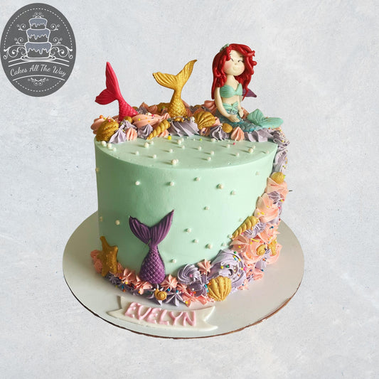 Mermaid Theme Cake