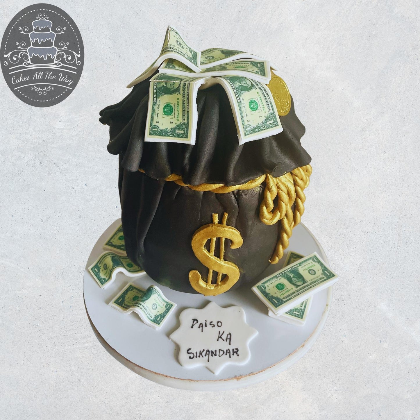 Money Pot Theme Cake