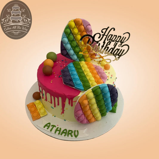Pop It Theme Cake