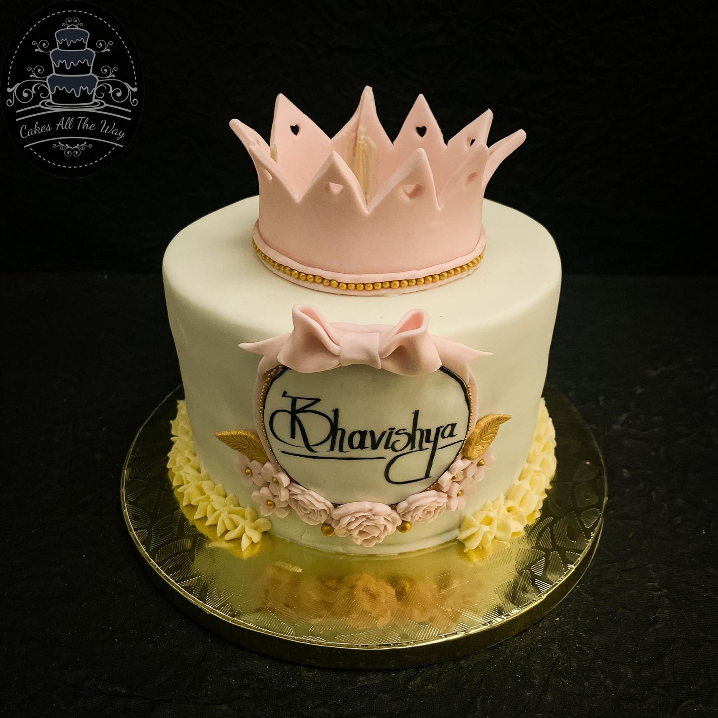 Princess Crown Theme Cake