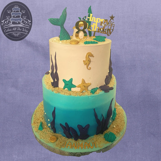 Underwater Theme Cake
